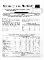 Morbidity and Mortality Weekly Report Vol 11 No 22 for Release June 8 1962