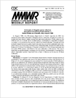 MMWR Morbidity and Mortality Weekly Report Vol 48 No 14 April 16 1999