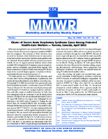 MMWR Morbidity and Mortality Weekly Report Vol 52 No 19 May 16 2003