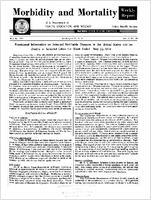 Morbidity and Mortality Weekly Report Vol 3 No 20 May 26 1954