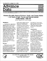Firearm mortality among children youth and young adults 134 years of age trends and current status United States 198590