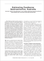 Estimating Foodborne Gastroenteritis Australia