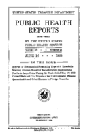 Public Health Reports  v 48 no 24  cover