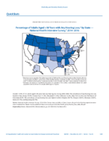 QuickStats Percentage of Adults Aged 18 Years with Any Hearing Loss by State  National Health Interview Survey 20142016