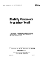 Disability Components for an Index of Health
