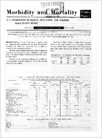 Morbidity and Mortality Weekly Report Vol 11 No 38 for Release September 28 1962