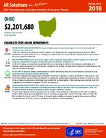 CDCs Investments to Combat Antibiotic Resistance Threats Ohio Fiscal Year 2018