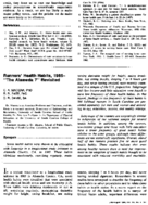 Runners health habits 1985the Alameda 7 revisited