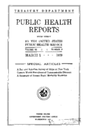 Public Health Reports  v 44 no 9  cover