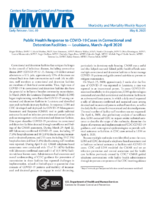 Public Health Response to COVID19 Cases in Correctional and Detention Facilities  Louisiana MarchApril 2020