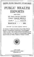 Public Health Reports  v 51 no 12  cover