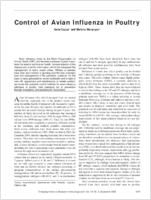 Control of Avian Influenza in Poultry
