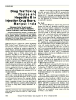 Drug Trafficking Routes and Hepatitis B in Injection Drug Users Manipur India
