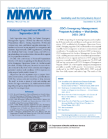MMWR Morbidity and Mortality Weekly Report Vol 62 No 35 September 6 2013