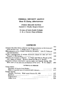 Public Health Reports  v 66 no 47  table of contents