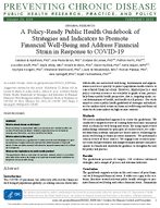 A PolicyReady Public Health Guidebook of Strategies and Indicators to Promote Financial WellBeing and Address Financial Strain in Response to COVID19