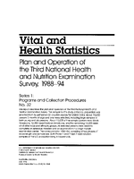 Plan and Operation of the Third National Health and Nutrition Examination Survey 198894