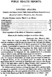 Public health reports  v 18 no 11 March 13 1903