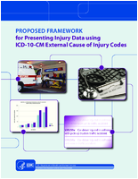Proposed framework for presenting injury data using ICD10CM external cause of injury codes