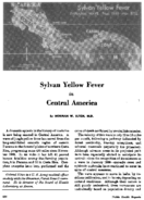 Sylvan yellow fever in Central America