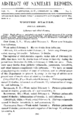 Abstract of sanitary reports  v V no 7 February 14 1890