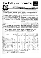 Morbidity and Mortality Weekly Report Vol 6 No 6 for Release February 15 1957