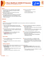PfizerBioNTech COVID19 Vaccine Storage and Handling Summary 20210715