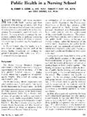 Public health in a nursing school