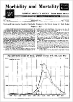 Morbidity and Mortality Weekly Report Vol 1 No 32 August 15 1952