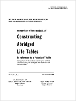 Comparison of two methods of Constructing Abridged life Tables by reference to a standard tables for the United States