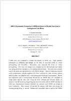 A Systematic Comparison of Different Seats on Shuttle Cars Used in Underground Coal Mines manuscript