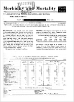 Morbidity and Mortality Weekly Report Vol 11 No 14 for Release April 13 1962