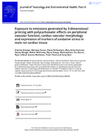 Exposure to Emissions Generated by 3Dimensional Printing with Polycarbonate Effects on Peripheral Vascular Function Cardiac Vascular Morphology and Expression of Markers of Oxidative Stress in Male Rat Cardiac Tissue