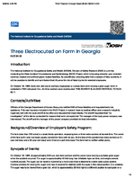 Three Electrocuted on Farm in Georgia FACE 8606