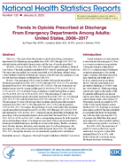Trends in Opioids Prescribed at Discharge From Emergency Departments Among Adults United States 20062017