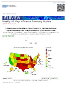 FluView Weekly US Map Influenza Summary Update