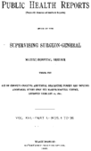 Public Health Reports  vol XVI part II nos 1 to 26  cover