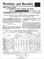 Morbidity and Mortality Weekly Report For release May 2 1958 Vol 7 No 17