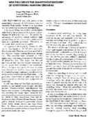 New field device for quantitative recovery of Schistosoma mansoni cercariae