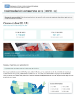 Casos de enfermedad del coronavirus COVID19 casos en los EE UU last updated on May 29 2020