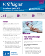 Acute Flaccid Myelitis AFM Recognize Symptoms Hospitalize Immediately CDC Vital Signs August 4 2020