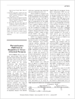 Parvoviruses PARV4 and PARV5 and Hepatitis C Virus