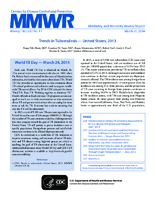 MMWR Morbidity and Mortality Weekly Report Vol 63 No 11 March 21 2014