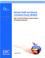 National Health and Nutrition Examination Survey NHANES MEC inperson dietary interviewers procedures manual
