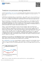 Trends in circumcisions among newborns
