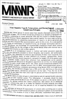 Viral Hepatitis Type B Tuberculosis and Dental Care of Indochinese Refugees