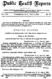 Public Health Reports  V 15 No 27 July 6 1900