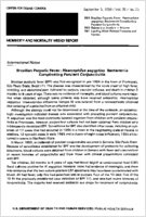 MMWR Morbidity and Mortality Weekly Report September 5 1986  Vol 35  No 35