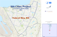 500 Cities Project Local Data for Better Health 2014 Federal Way WA