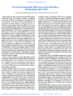 Racial and Geographic Differences in Breastfeeding  United States 20112015